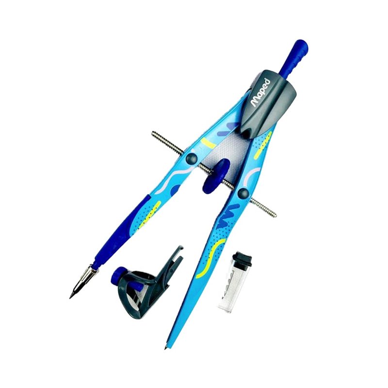 Image secondaire de Maped Bow Precision System 291013 Boussole fantaisie Couleurs assorties Violet ou bleu