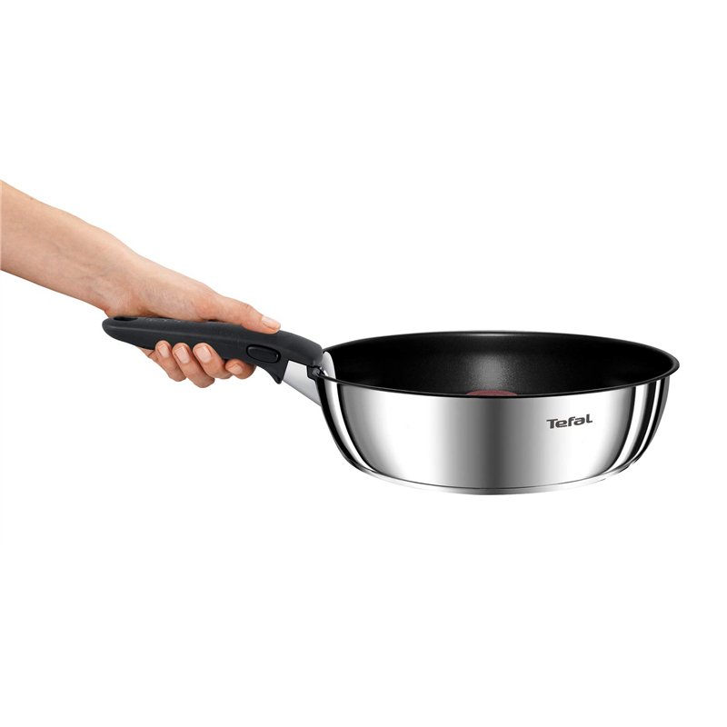 Image secondaire de Tefal Ingenio Batterie cuisine 20 pcs, Poêles, Casseroles, Wok, Sauteuse, Couvercles, Poignées amovibles, Induction, Acier inoxy