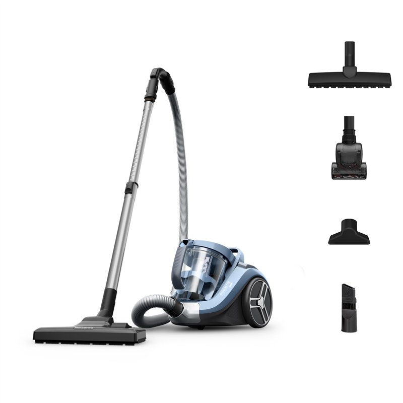 Rowenta Compact Power XXL Aspirateur sans sac, Moteur haute efficacité, 2,5 L, Compact, Facile à vider, Technologie cyclonique, 