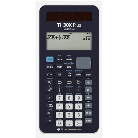 Texas Instruments TI 30X Plus MathPrint - Calculatrice Scientifique (4 lignes)