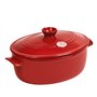 Emile Henry Eh344560 Cocotte Ovale Céramique Rouge Grand Cru 33
