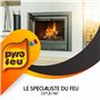 Pyro feu - Nettoyant Vitres, Fours, Rôtissoires, Hottes, Grilles, Plaques Chauffantes - Produit Ménager avec Sécurité Enfant - P