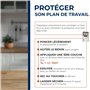 STARWAX - Huile Protectrice Plan de Travail- Nourrit en Profondeur-Protèges des Taches et de la Chaleur- Apte au Contact Aliment