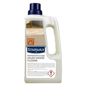 Starwax Savon d'entretien parquets huilés - Le bidon de 1L