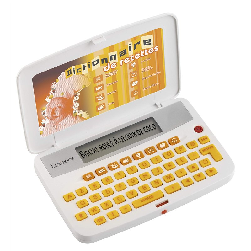 Lexibook Dictionnaire Cuisine: 500 Recettes Express de A à Z - Soupes, Salades, Desserts - Glossaire des Termes Techniques - Lis