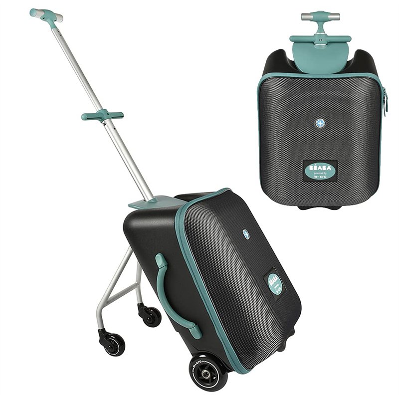 BÉABA & Micro Mobility, Valise Cabine 2 en 1 avec une Assise pour Enfant, A partir de 4 ans, Evolutive, Large Ouverture, Capacit