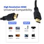 Dragon Trading® Câble HDMI pour console Compatible with Sony PlayStation 4, PS4 Pro et PS4 Slim
