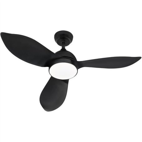 CORSICA Noir- Ventilateur de plafond Ø116cm 70W + éclairage LED