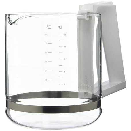 Krups Verseuse en Verre Couvercle Blanc pour Cafetières T8 XB900801