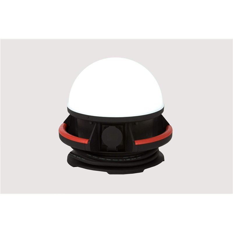 Projecteur Portable de Chantier LED 50W Type Dome - 5M de Câble H07RNF 3G1, 5-2 Socles à clapet NF 16A