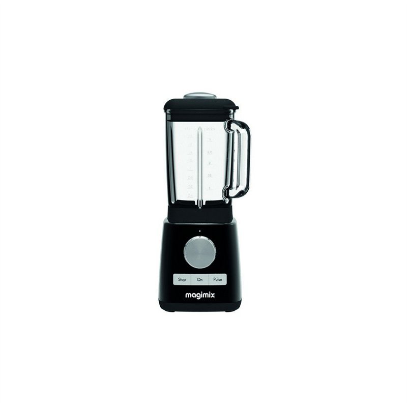 Magimix 11622 Mixeur en verre 1,8 l 1200 W Blender 600 tr/min, 15000 tr/min Noir