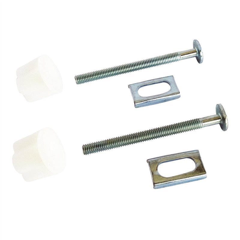 Fixation d'abattant WC 2 plaques 2 écrous 75mm