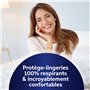 Vania - Protège-Slips Confort Normal Multi-Formes Parfum Fresh (boîte de 28 pièces) – Protège-lingeries 100% respirants – Protec