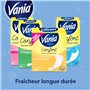 Vania - Protège-Slips Confort Normal Multi-Formes Parfum Fresh (boîte de 28 pièces) – Protège-lingeries 100% respirants – Protec