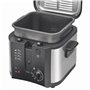 Brandt FRI30X – Friteuse classique 2,5L huile – Cuve et couvercle amovibles – Capacité 1 kg de frites – 1600W – Hublot de contrô