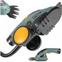 Coupe Bordure + Taille Haie Electrique sans Fil FISHTEC - Cisaille à Gazon 2 Types de Lames : Taille Herbe + Sculpte Haie - Batt