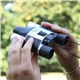 FISHTEC ® Jumelles Caméra Numérique – Enregistre Photos et Vidéos - 10x25 - Grossissement x10 - Champ de 101 à 1000m - A9-3h d'a