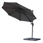 Outsunny Lot de 4 Pied de Parasol Poids de lestage carré pour parasols déportés dim. par Dalle 51L x 51l x 12H cm polyéthylène -