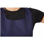 Hurry Jump Tablier Chasuble Blouse chasuble Coloris Marine Encolure Carrée Taille coté reglable par pression