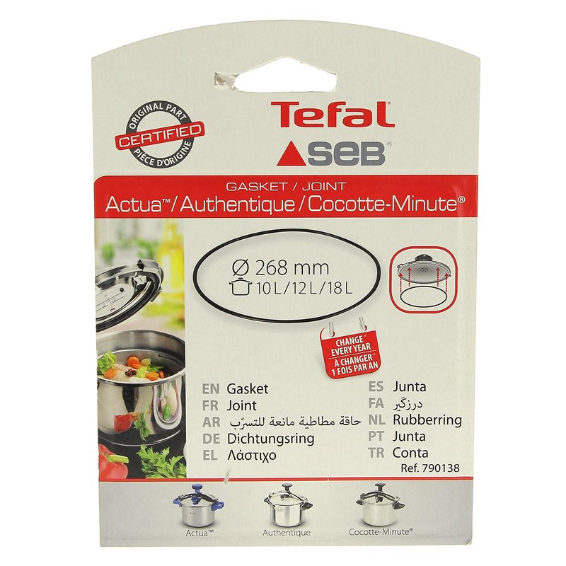 Image secondaire de SEB Joint 10l a 22l alu/INOX d=268 pour Autocuiseur