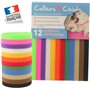 Lot de 12 Colliers d'Identification pour Chiots et Chatons. Ruban doux