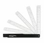 GRAPHOPLEX Regle 15 cm Réduction en Éventail - 10 Échelles de Conversion - Réglets Souples et Graduations Précises - Materiel Me