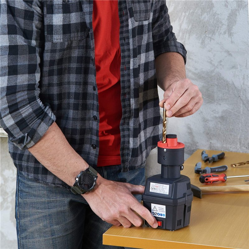 Image secondaire de Ribimex Affuteur de forets 70 W avec Double tête