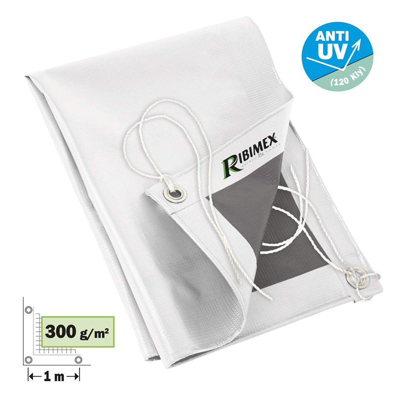 Image secondaire de Ribimex PRB30004X05 Bâche PVC, 4x5 m, 300 g, Multicolore