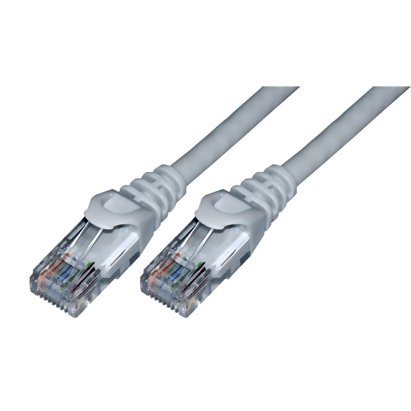 MCL Samar UTP5E-5M Cordon Cat 5e RJ45 U/UTP 5m Gris