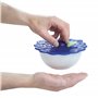Charles Viancin - Couvercle Blueberry en Silicone -15cm- Couvercle Hermétique pour Stocker et Cuisiner vos Aliments - Sans BPA -