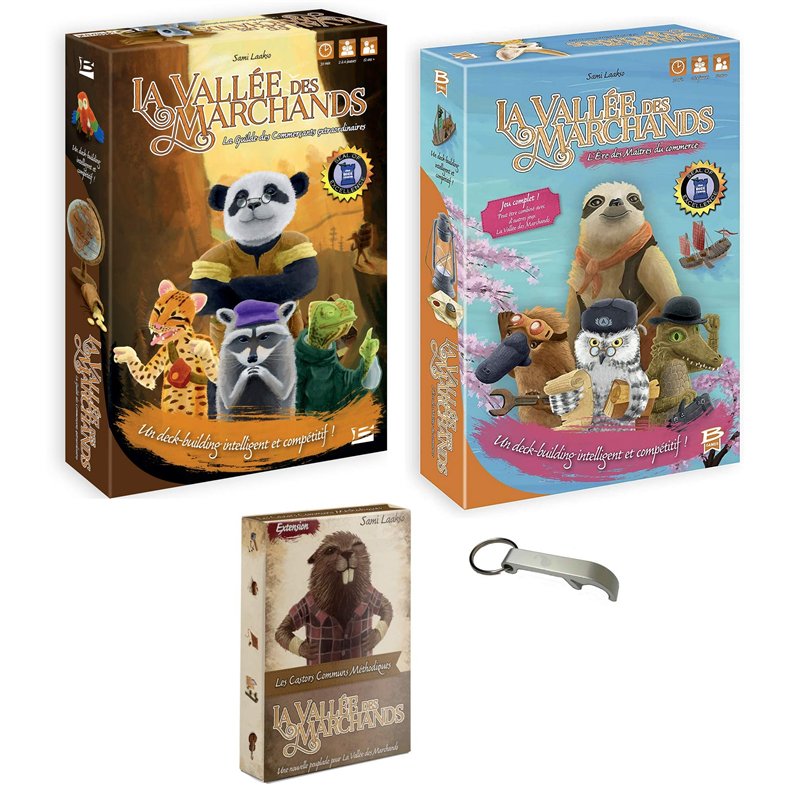 Lot Vallée des Marchands : La Guilde des Commerçants Extraordinaires + L'Ere des Maitres du Commerce + Les Castors Communs Métho