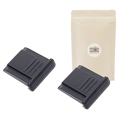 X2 Cache Griffe Flash de Protection Cache Sabot Flash Universel pour Appareil Photo DSLR Canon Nikon Pentax Olympus Panasonic Pr