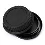 X4 EOS BO Cache Bouchon BOITIER + Arrière pour Objectif Monture Canon EOS EF EF-S Compatible Tous DSLR Canon - ADAPTOUT Marque F