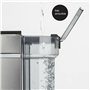 H.Koenig Machine Expresso Automatique Professionnelle Pression 20 Bar EXP820, Inox, Portable, Système thermoblock, 1.1L, Pompe b