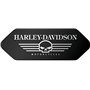 Stickers rétro réfléchissant pour Casque de Moto Harley Davidson Pack Complet Ailes Black (4 Stickers)