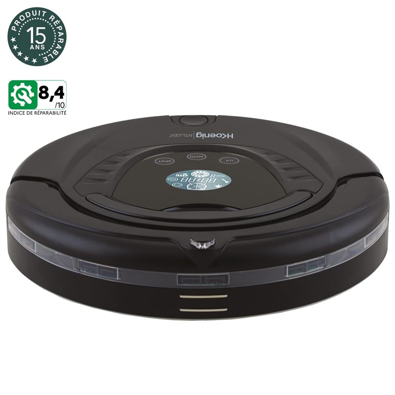 Image secondaire de H.Koenig Aspirateur robot Intelligent gestion optimisée SWR32 Puissant Silencieux Rapide Automatique, Autonome 90min, Programmab