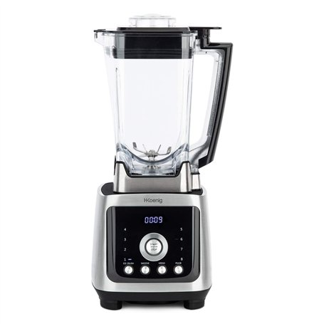 H.Koenig Blender Power+ Puissant 2000W aluminium MXH880 Bol tritan 2L Lames inox