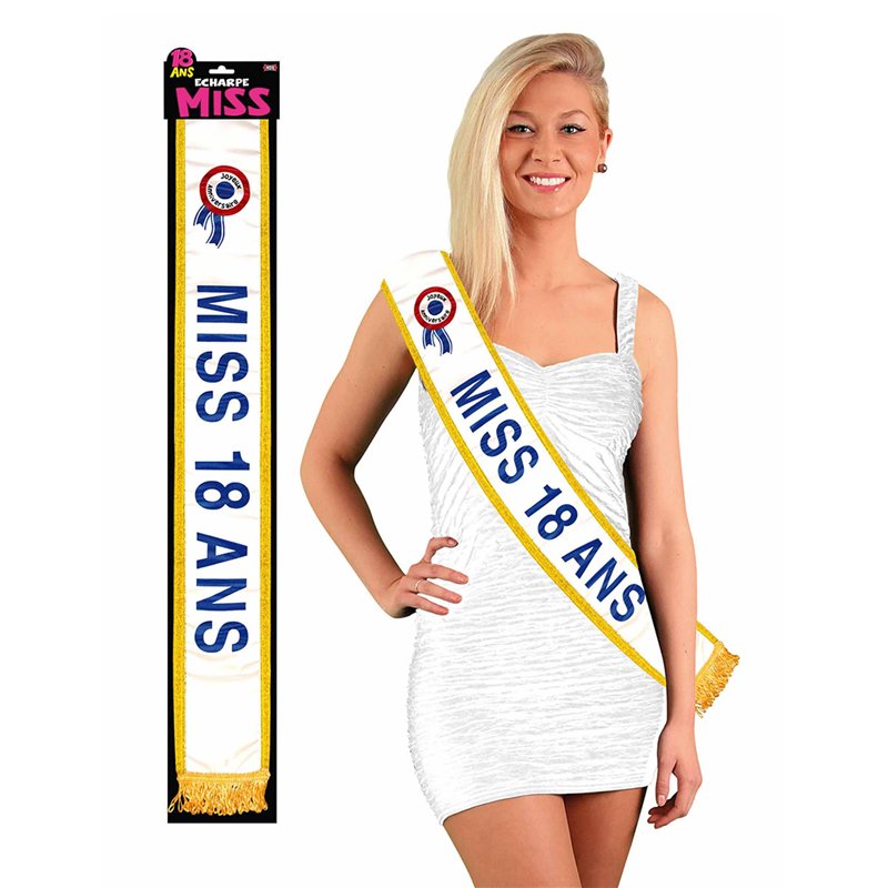 Echarpe or Miss 18 ans