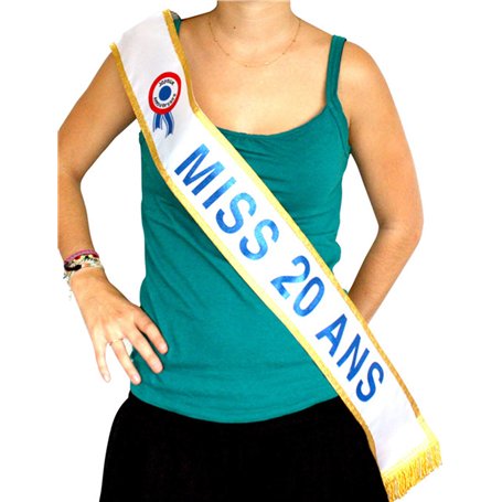 Generique - Echarpe Miss 20 Ans