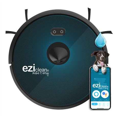 Robot aspirateur laveur connecté eziclean® Aqua connect x650