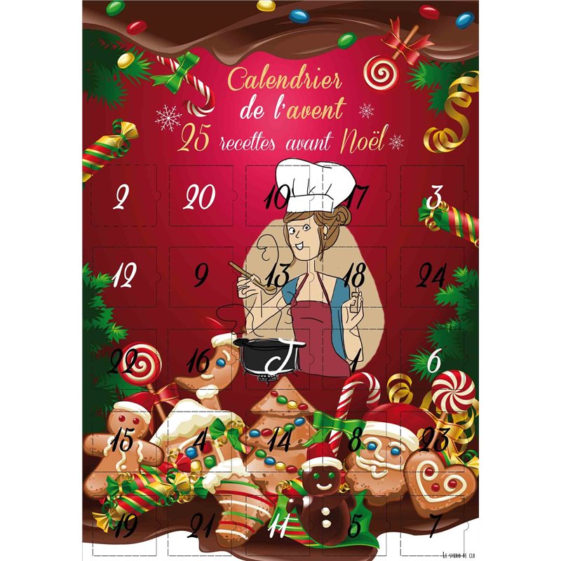Calendrier de l'avent 25 Recettes de noël
