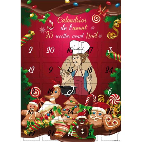 Calendrier de l'avent 25 Recettes de noël