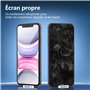 NEW'C Lot de 2, Verre Trempé pour iPhone 11 et iPhone XR, Film Protection écran - Sans Bulles d'air -Ultra Résistant (0,33mm HD 