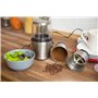 VeoHome Moulin à café et mixeur électrique broyeur pour Grains de café, Graine de Lin et Autres épices - INOX