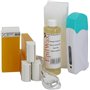 EpilWax - Kit Chauffe Cire Épilation Professionnelle avec 4 x Recharges Roll on Cire Miel