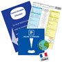 Kit Jeune Conducteur Voiture INDISPENSABLE ✯Fabrication FRANÇAISE✯ Accessoire Voiture Interieur Disque Zone bleue + Constat Amia