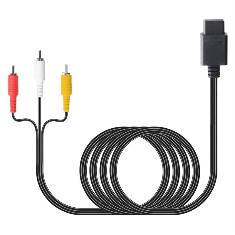 Image secondaire de Link-e : Cable AV Audio Video RCA Compatible avec la Console Nintendo 64, Super Nintendo et Gamecube (N64, SNES, Supernes, GC)