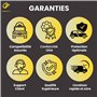 Clé de jantes enjoliveur avec 4 écrous courts anti-vol | Installation facile & qualité OEM | Compatible avec Renault et Opel | F