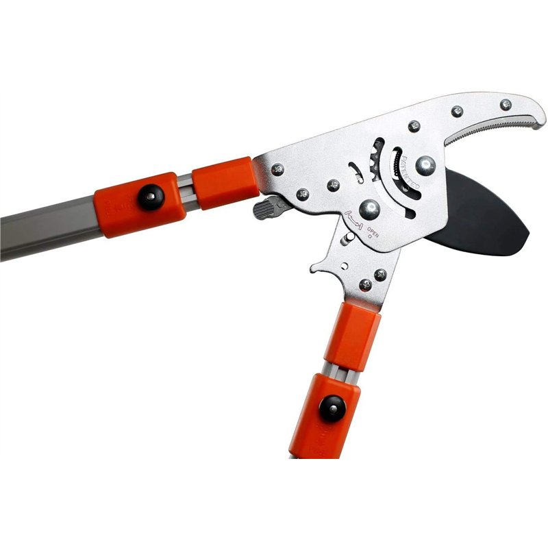 Garden Factory - Coupe-Branches à Crémaillère Ultra Puissant | Cisaille à Manches Télescopiques Indépendants | Taille Facile et 