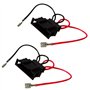 AERZETIX - 2 Connecteurs - Adaptateurs - de Haut-Parleurs - enceintes - auto - pour - auto - voiture - C11029